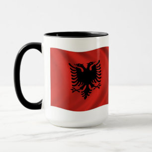Albanien Flagge Tasse