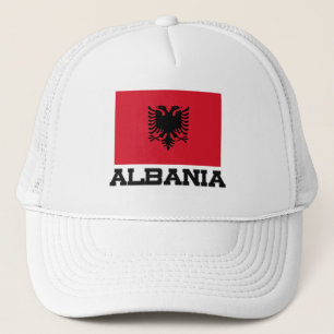 Albanien-Flagge Truckerkappe