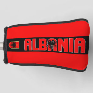 Albanien Flaggen Gorgetic Patriotic Golf Head Cove Headcover