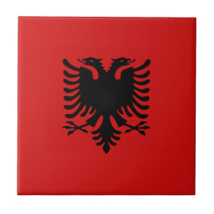 Albanien-Flaggen-Keramik-Fliese Fliese