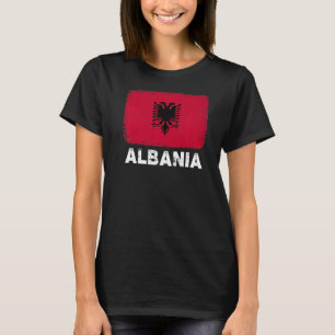 Albanien Flaggen Unterstützung der albanischen Bev T-Shirt