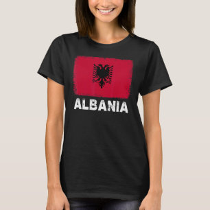Albanien Flaggen Unterstützung der albanischen Bev T-Shirt