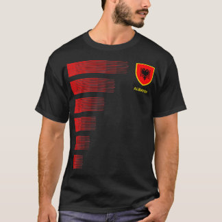 Albanien FlaggenEmblem Albanischer Stolz Herkunft T-Shirt