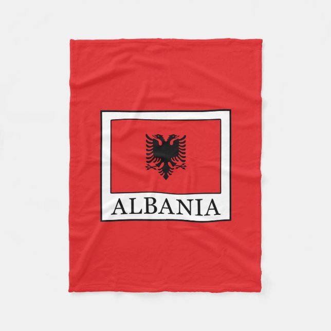 Albanien Fleecedecke (Vorderseite)