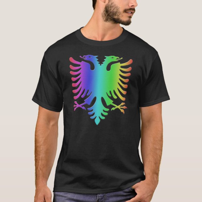 Albanien-Frieden Eagle T-Shirt (Vorderseite)