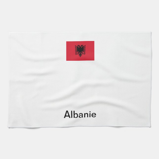 Albanien Geschirrtuch (Horizontal)