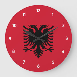 Albanien Große Wanduhr