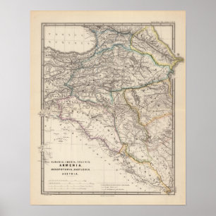 Albanien, Iberien, Colchis, Armenien, Mesopotamien Poster