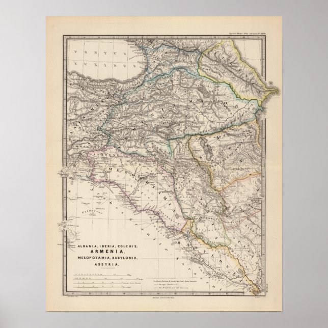 Albanien, Iberien, Colchis, Armenien, Mesopotamien Poster (Vorne)