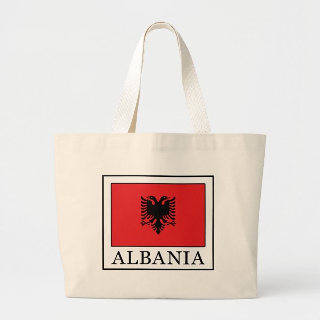 Albanien Jumbo Stoffbeutel (Vorne)