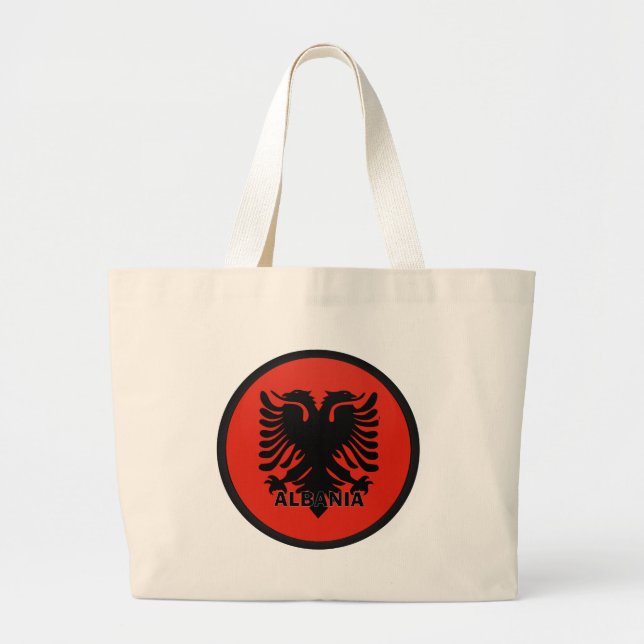 Albanien Jumbo Stoffbeutel (Vorne)