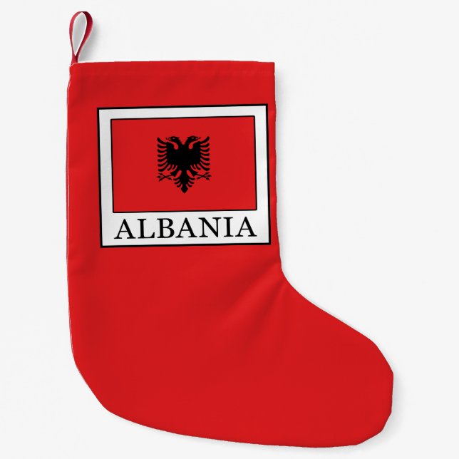 Albanien Kleiner Weihnachtsstrumpf (Vorderseite)