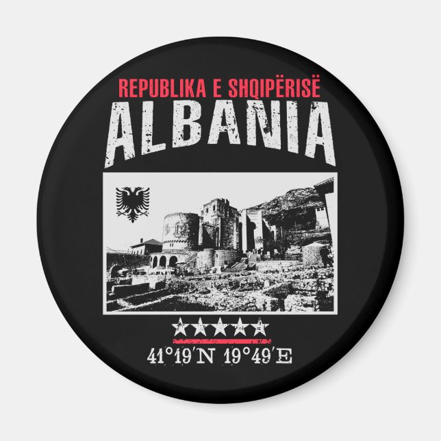 Albanien Magnet (Vorne)