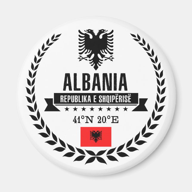 Albanien Magnet (Vorne)