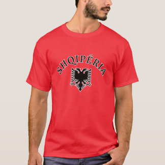 Albanien mit Adler - Shqiperia dhe shqiponja T-Shirt