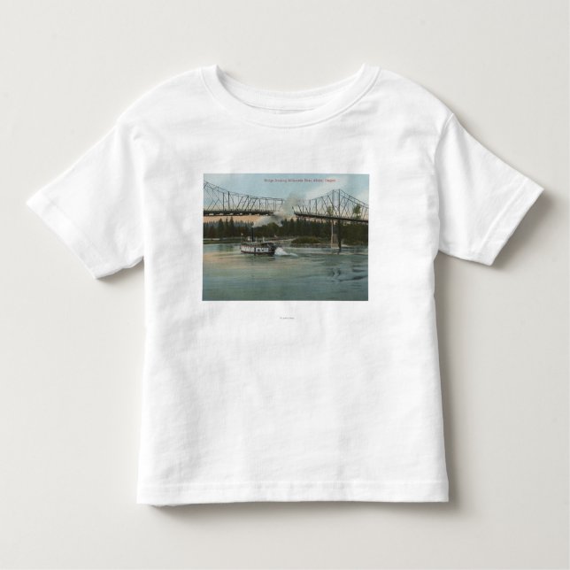 Albanien, Oregon - Paddel-Boot, das Willamette Kleinkind T-shirt (Vorderseite)