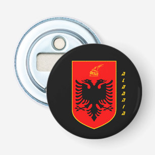 Albanien Party Flaschenöffner, albanische Wappen Flaschenöffner