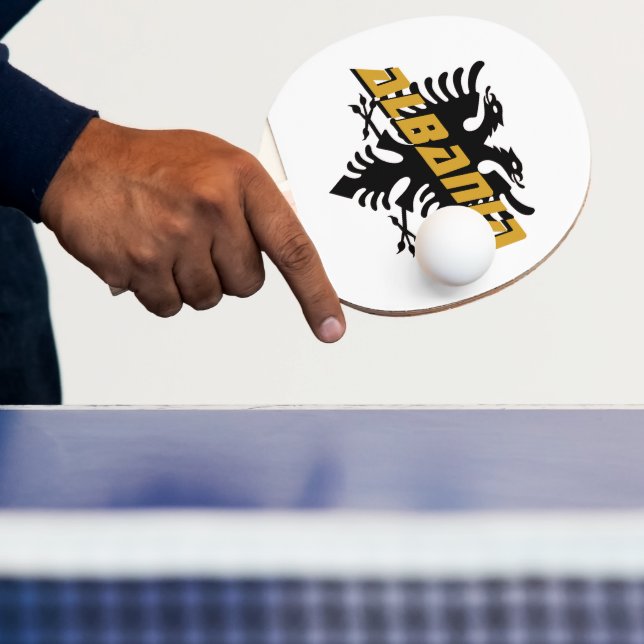 Albanien Patriotic & Elegantanische Flagge Tischtennis Schläger (InSitu)