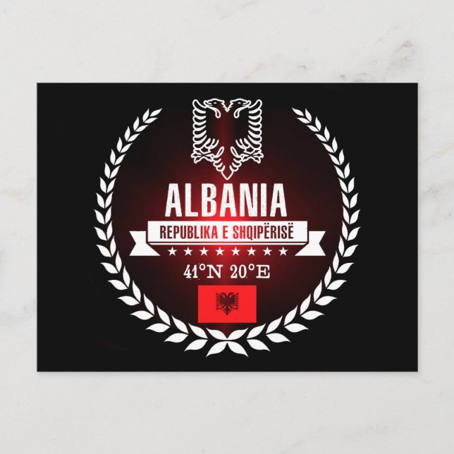Albanien Postkarte (Vorderseite)