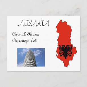 Albanien Postkarte