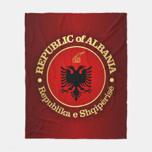 Albanien (rd) fleecedecke