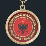 Albanien (rd) vergoldete kette<br><div class="desc">Republik Albanien</div>