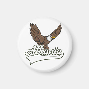 Albanien Reise Logo Magnet