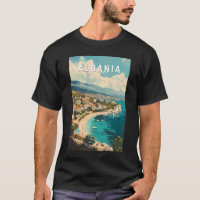 Albanien Reisen Kunst Vintag