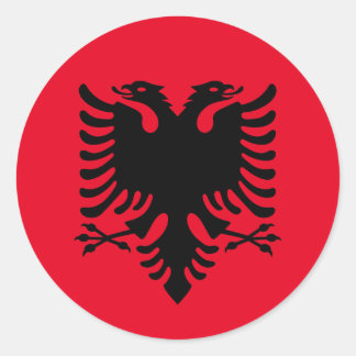 Albanien Runder Aufkleber