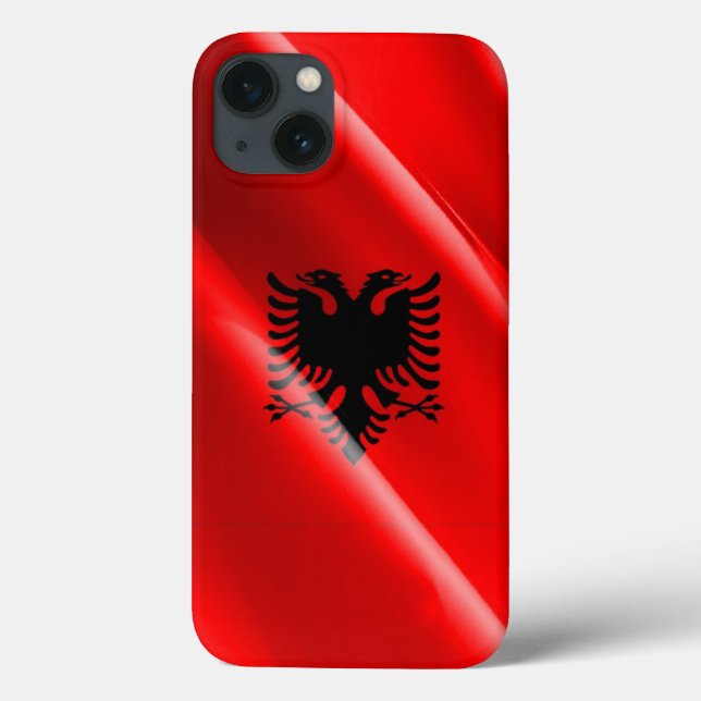 Albanien: schwindende Flagge - Case-Mate iPhone Hülle (Rückseite)