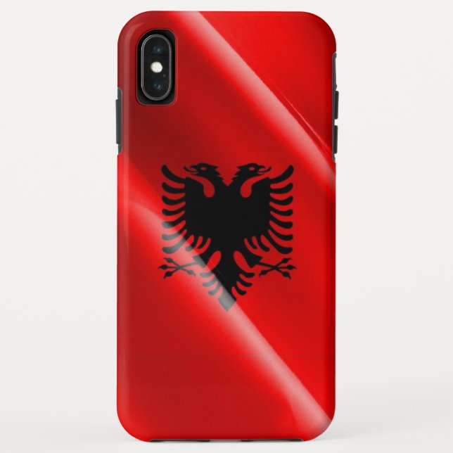 Albanien: schwindende Flagge - Case-Mate iPhone Hülle (Rückseite)