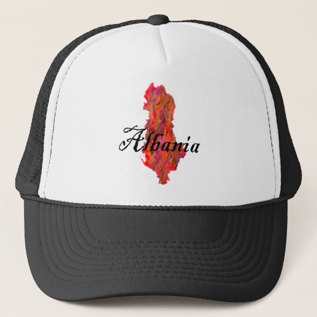Albanien Truckerkappe (Vorderseite)