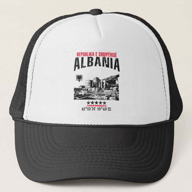 Albanien Truckerkappe (Vorderseite)