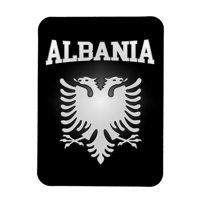 Albanien-Wappen Magnet (Vertikal)