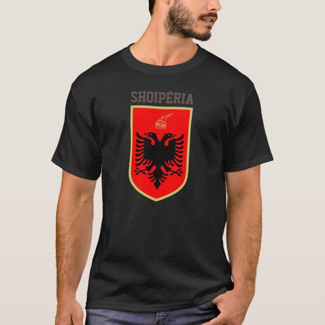 Albanien-Wappen T-Shirt (Vorderseite)