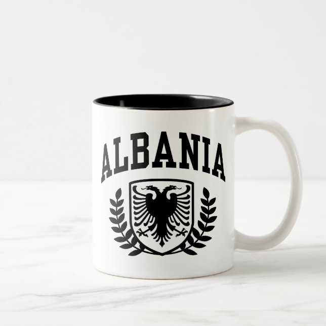 Albanien Zweifarbige Tasse (Rechts)