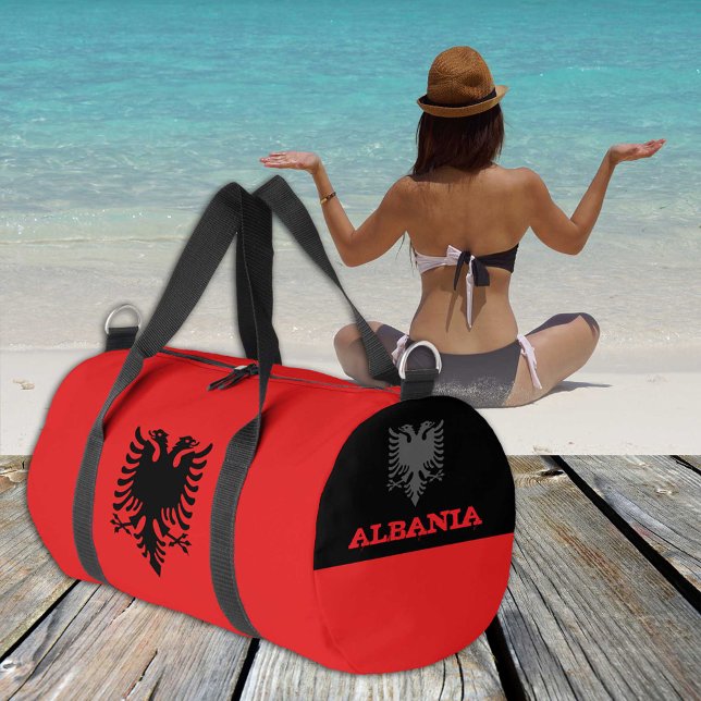 Albanienduffe, albanische Fitness/sport Duffle Bag (Von Creator hochgeladen)