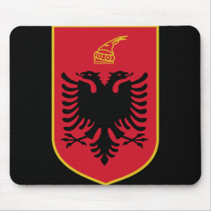 Albanienemblem Mousepad