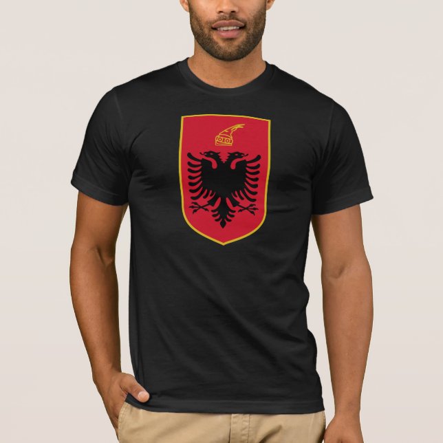 Albanienemblem T-Shirt (Vorderseite)