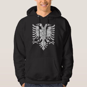 Albanienflagge Adler Albanier Kosovo Design Zip Ho Hoodie