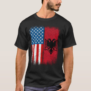 Albanienflagge Albanien Flamuri Shqiptar Sh T-Shirt
