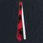 Albanienflagge - Albanischer Adler Krawatte<br><div class="desc">Krawatte der albanischen Flagge.</div>