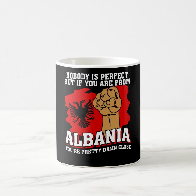 Albanienflagge, Kosovo-Albaner Kaffeetasse (Mittel)
