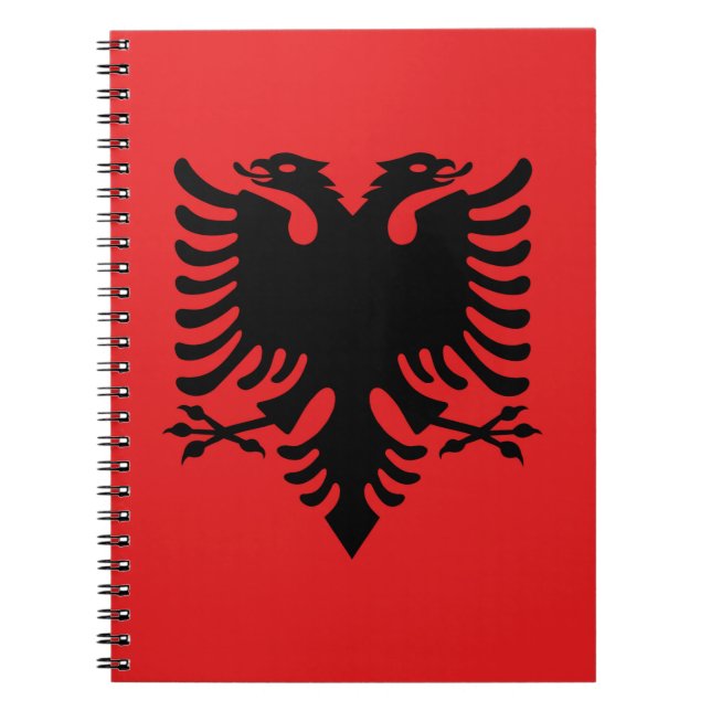 Albanienflagge Notizblock (Vorderseite)