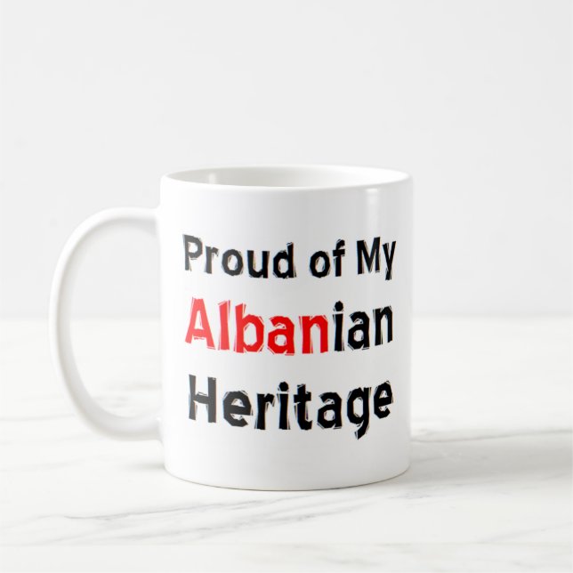 Albanienkaffee-Tasse Kaffeetasse (Links)