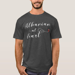 Albanier at Heart Teirt, Albanien T-Shirt