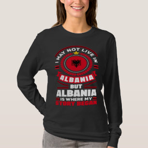 Albanisch Albanien Albanische Flagge Zitat T-Shirt