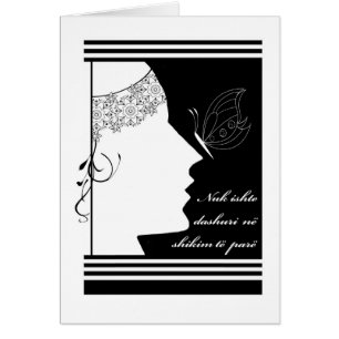 Albanisch geschriebene Worte der Liebe und Romanti