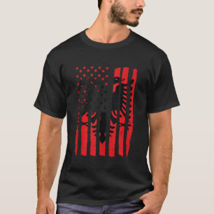 Albanisch USA Flagge Adlergeschenk Männer Frauen K T-Shirt