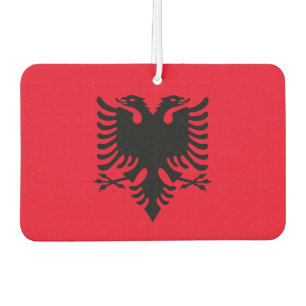 albanische Flagge Autolufterfrischer